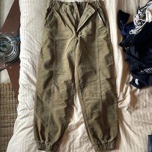Green Corduroy Pants